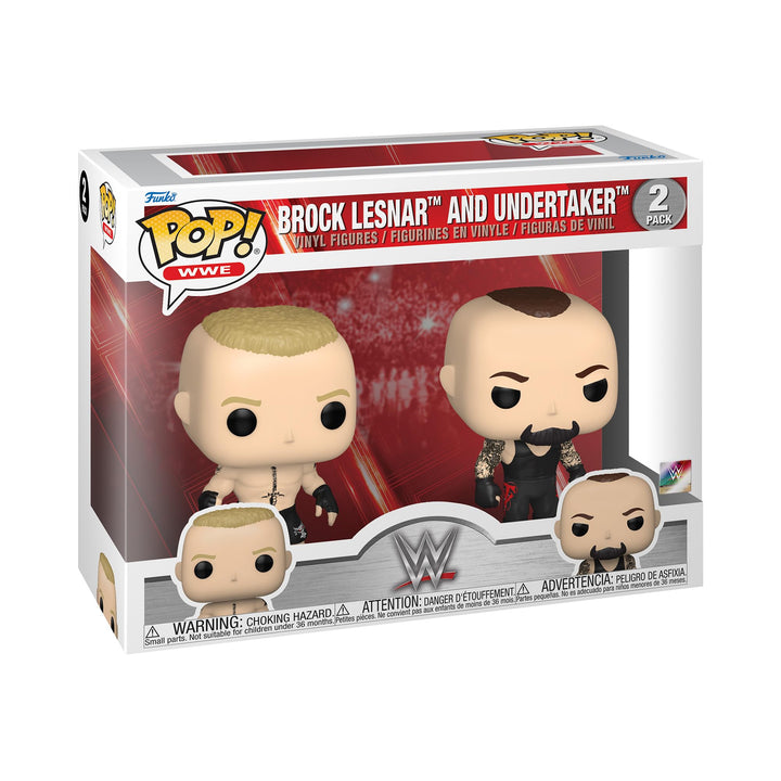 Funko Pop! WWE: Lesnar &amp; Undertaker and Undertaker - Vinyl-Sammelfigur - Geschenkidee - Offizielle H