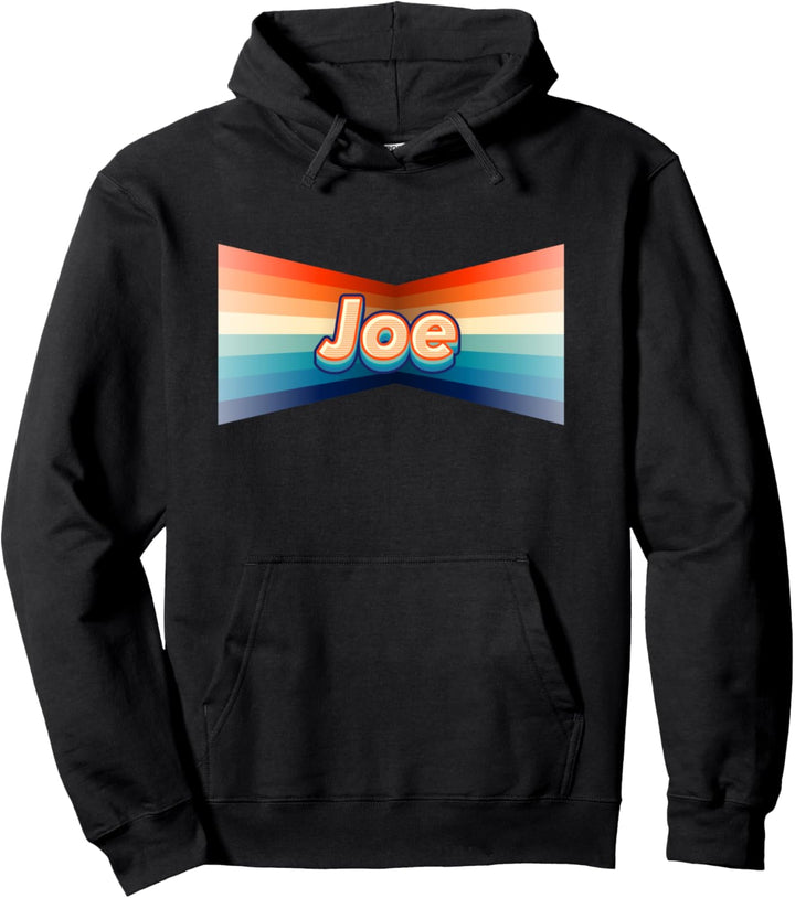 Joe Gifts Idea Retro Vorname Vintage Joe Pullover Hoodie