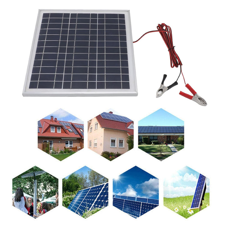 50W 18V Tragbares Solar Panel, Effizienz Mono Kristallines Silizium-Solar Panel mit 9,8 Ft Kabel, fü