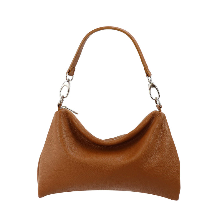 SH Leder Echtleder Umhängetasche mittelgrosse schultertasche Abendtasche Clutch Crossbody Bag Messen