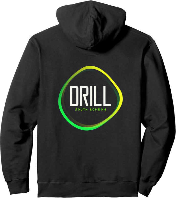 Drill Grime Rap Hip Hop Junglist Drum und Bass Pullover Hoodie