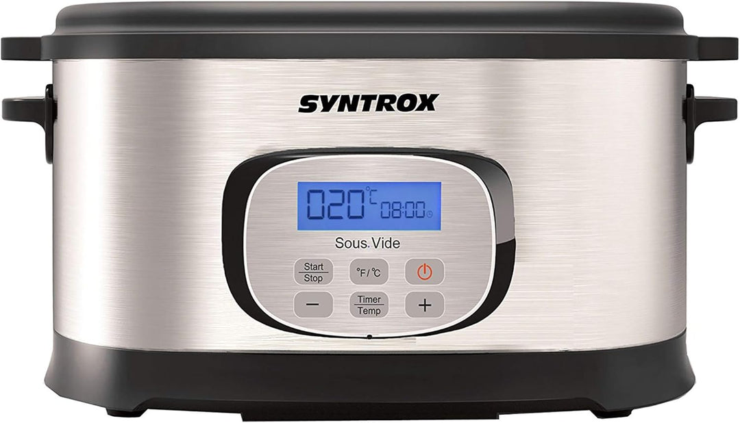 Syntrox Germany Sous Vide Kocher Multikocher, Vakuumgarer, Slow Cooker Langsamgarer, Schongarer der