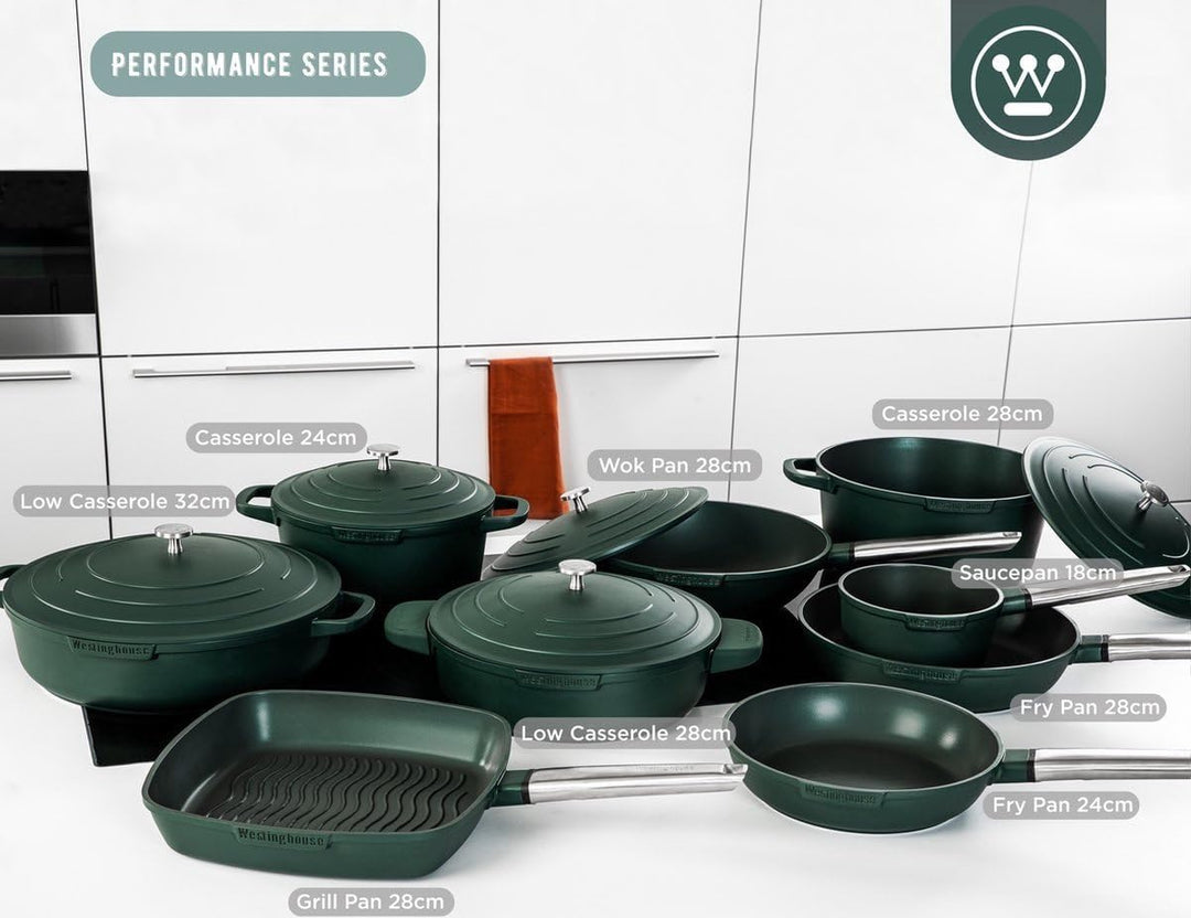Westinghouse PERFORMANCE SERIES Bratpfanne, Beschichtete Pfanne 28 cm Induktion, Für alle Herdarten,