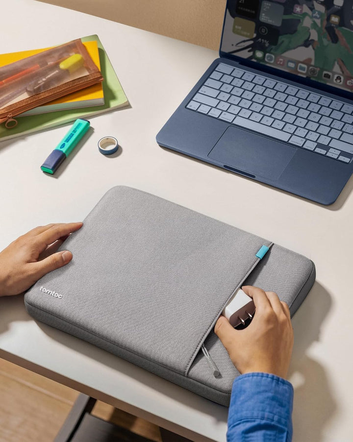 tomtoc 360° Tasche Hülle Entwickelt für 13 Zoll MacBook Neo A3404 (2026) mit A18 Pro Chip, Wasserabw