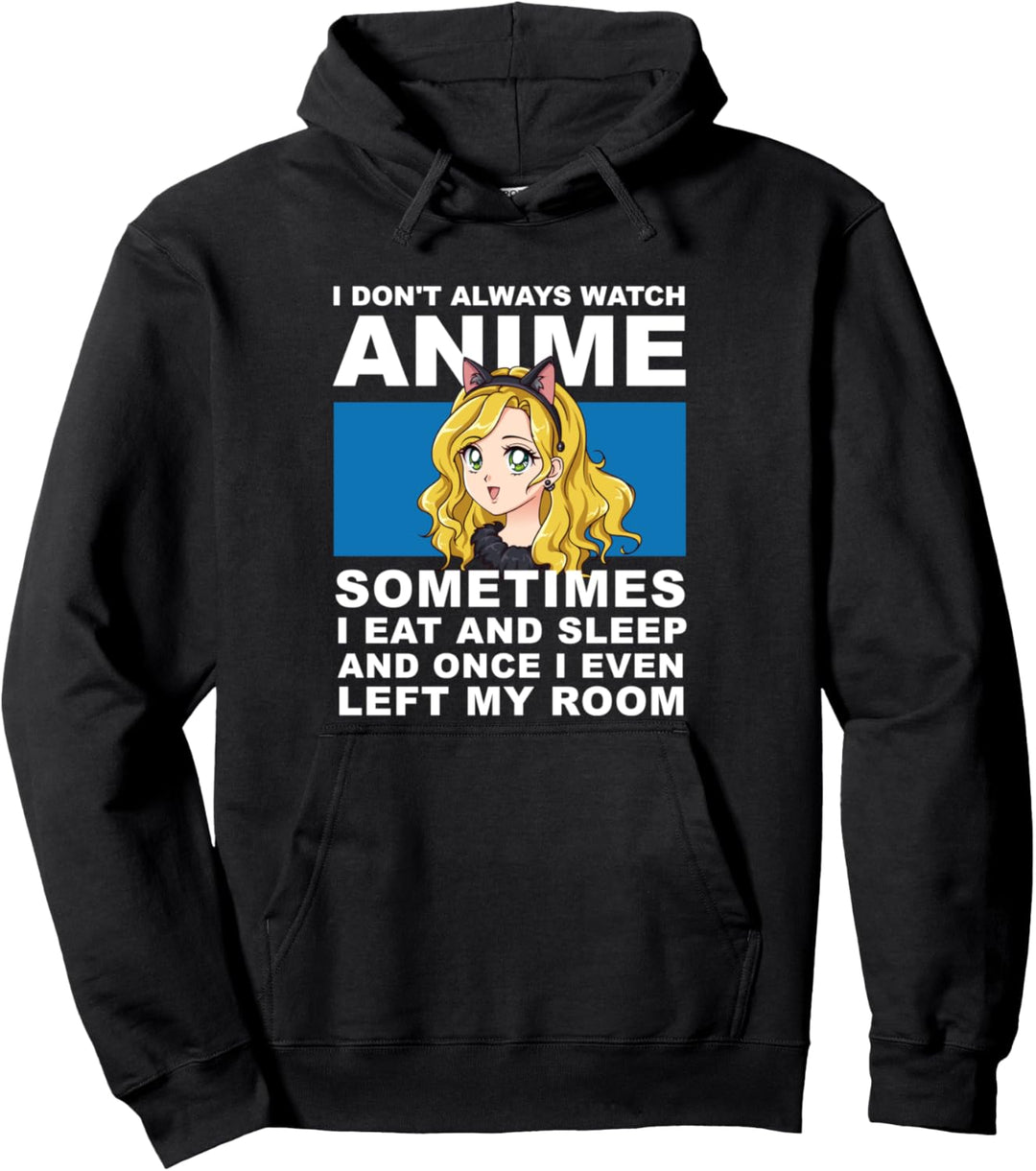 Anime Girl Japanese Otaku Manga Lovers Pullover Hoodie