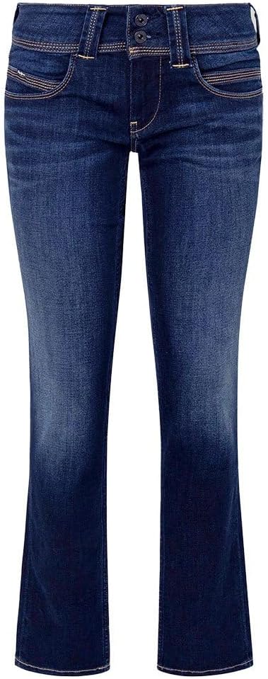 Pepe Jeans Damen Straight Leg VENUS 29W / 32L Blue (Denim-cs7), 29W / 32L Blue (Denim-cs7)