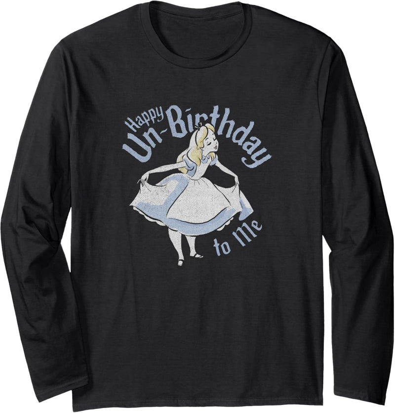 Disney Alice In Wonderland Alice Happy Un-Birthday To Me Langarmshirt