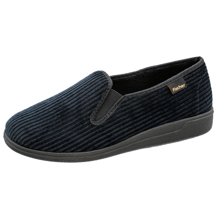 Fischer Herren Frank Niedrige Hausschuhe 40 EU Blau Midnight 502, 40 EU Blau Midnight 502
