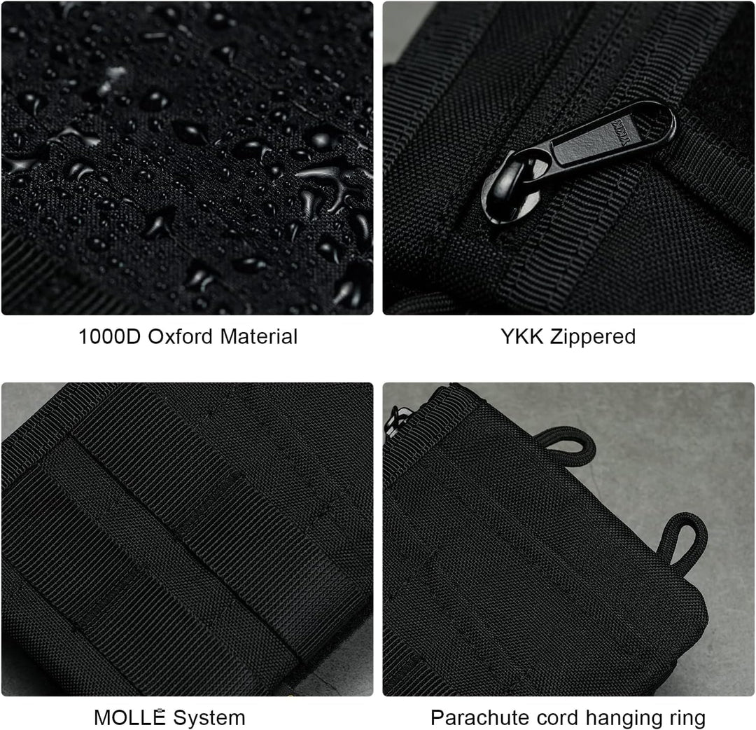 VIPERADE VE16 EDC Pouch Klein EDC Organizer Werkzeugtasche mit 7 Taschen,EDC Organizer Tasche für He