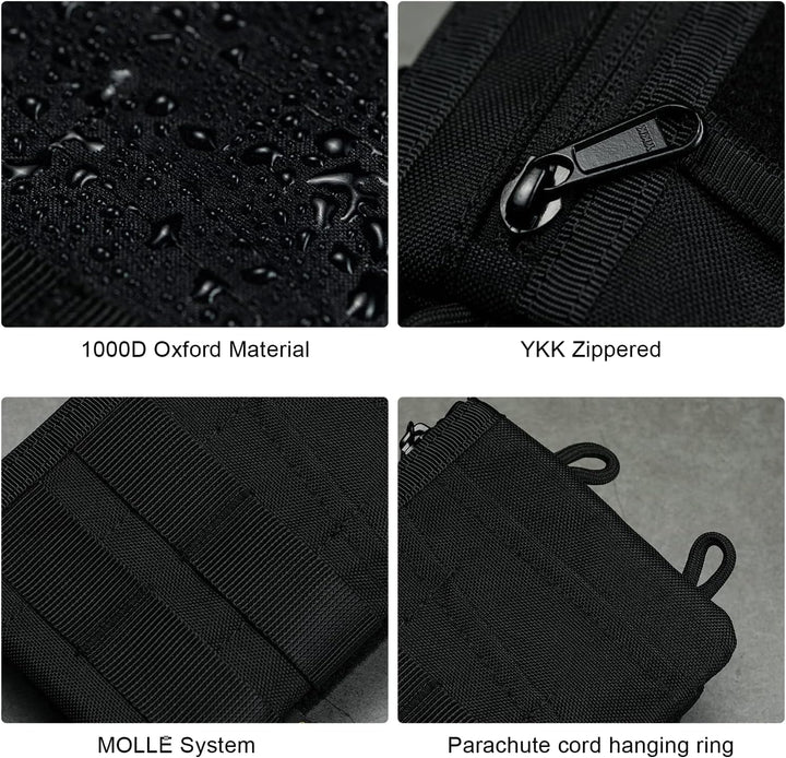VIPERADE VE16 EDC Pouch Klein EDC Organizer Werkzeugtasche mit 7 Taschen,EDC Organizer Tasche für He