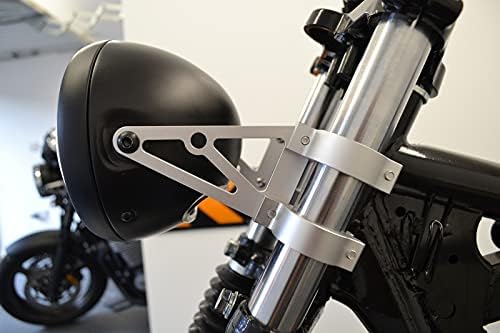 Alchemy Parts Hochwertig 40mm/41mm CNC Gebürstetes Aluminium Lenkstangen Halterung Motorrad Scheinwe