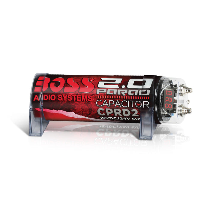 BOSS AUDIO CPRD2 2 Farad Kondensator Standardverpackung, Standardverpackung