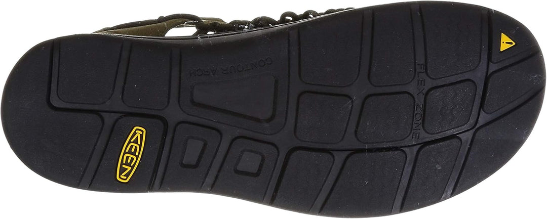 KEEN Herren Uneek Sandalen 42 EU Dark Olive Black, 42 EU Dark Olive Black