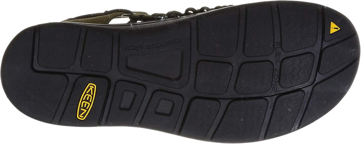 KEEN Herren Uneek Sandalen 42 EU Dark Olive Black, 42 EU Dark Olive Black