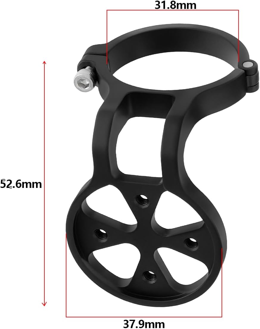 ECSiNG 1PC Fahrrad Lenkercomputerhalterung für 31,8mm Lenker Kompatibel mit Garmin Edge Kompatibel m