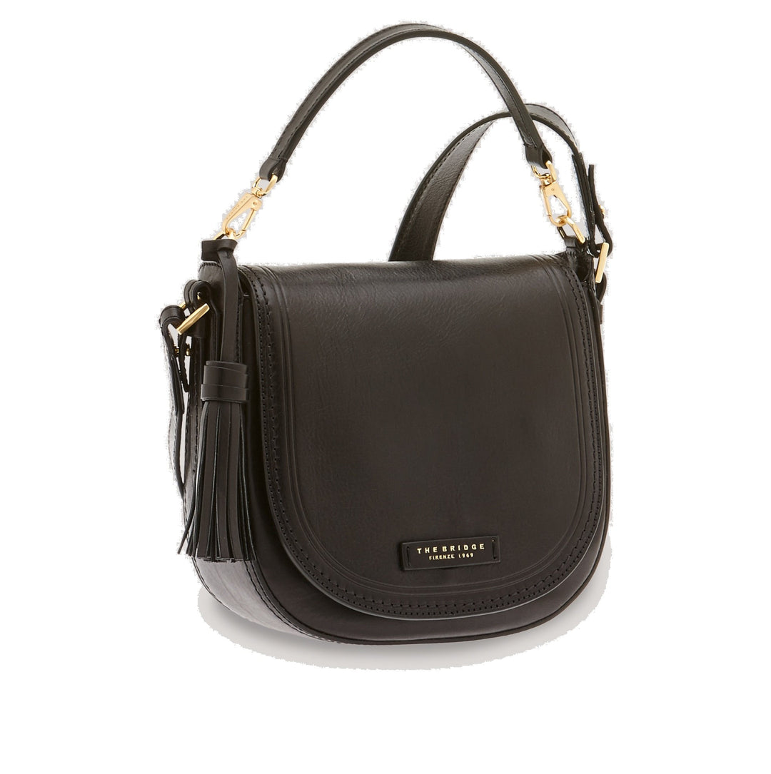 The Bridge Pearldistrict - Schultertasche Leder 23.5 cm Nero, Nero