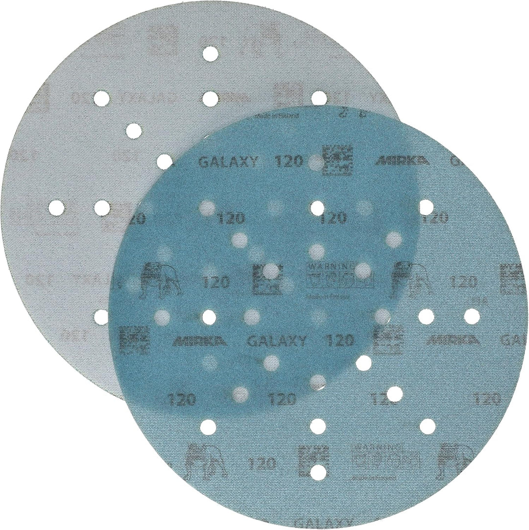 Mirka Galaxy Schleifpapier 225mm Klett Korn 120 / für Langhalsschleifer / 25 Stk Schleifscheiben, Ko