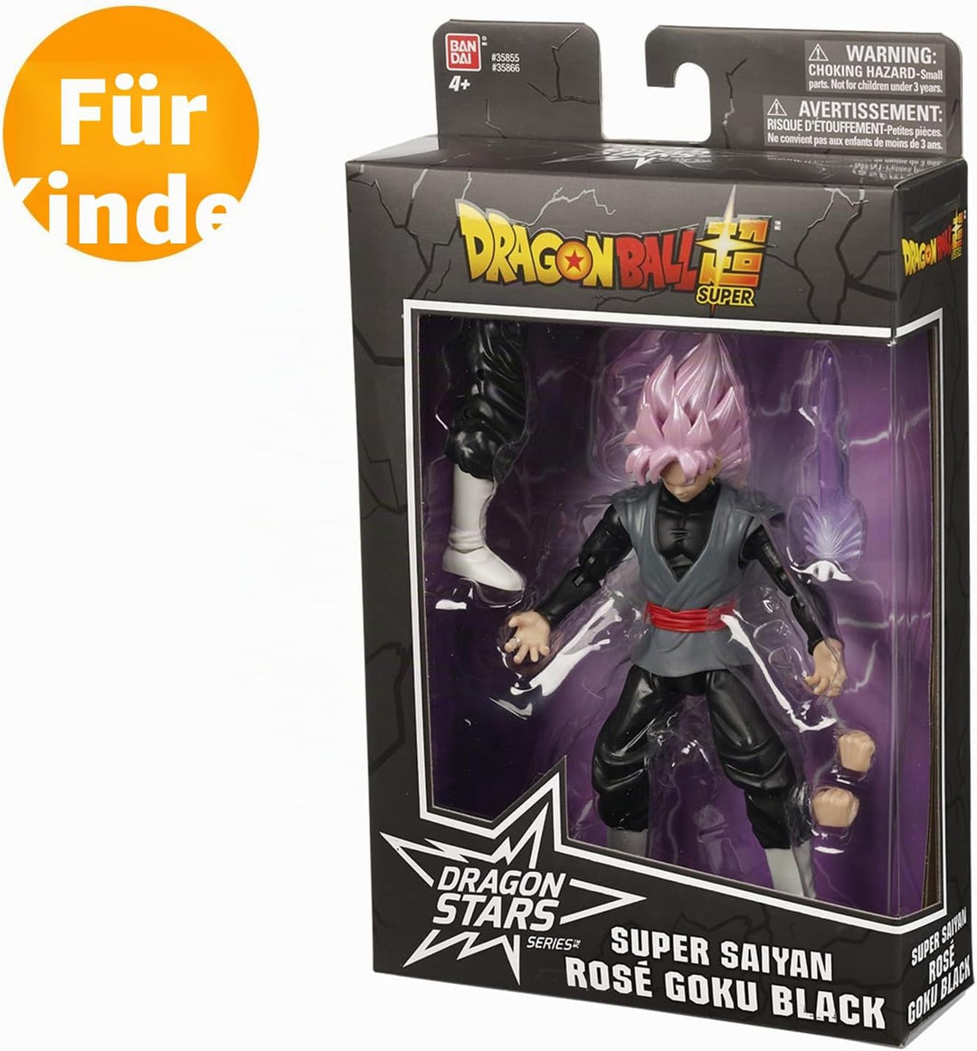 BANDAI – Dragon Ball Super – Dragon Star Figur 17 cm – Super Saiyan Rosé Goku Black – 35866, Super S