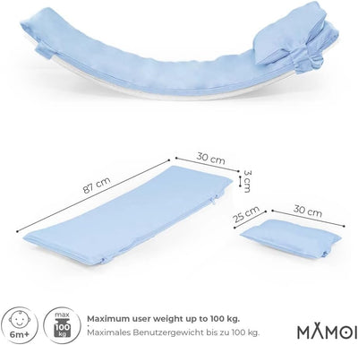 MAMOI® Matte für Balance Board Kinder, Kissen für Balance Board wippe, Balancieren und Gleichgewicht