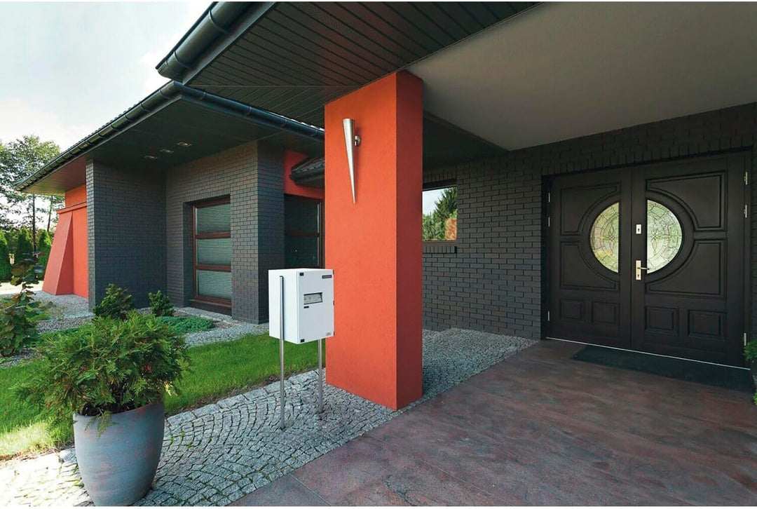 Burg Wächter Paketbox eBoxx für draussen, für alle gängigen Paketdienste, Witterungsbeständig, verzi