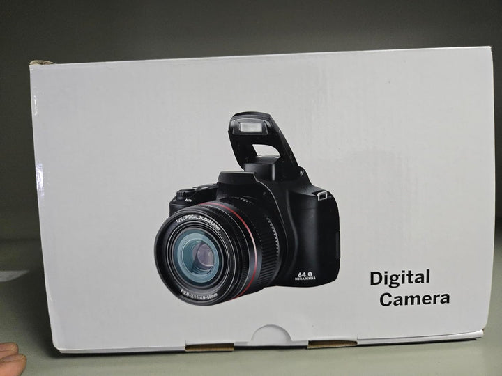 72MP 4K Digitalkamera mit 12X Optischem Zoom, WLAN, Autofokus & 3-Zoll-Flip-Bildschirm, Digitalkamer