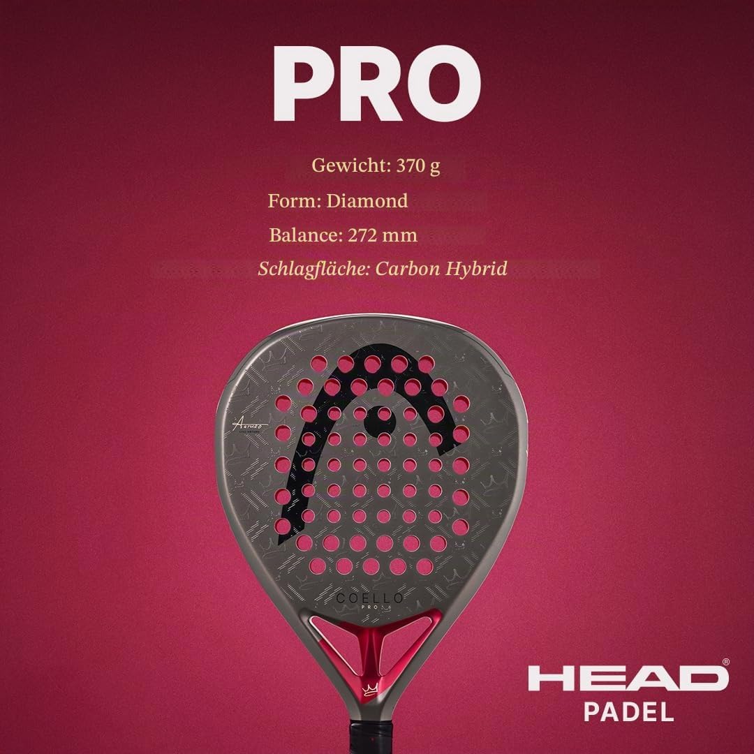 HEAD Coello 2026 Padelschläger Serie - Pro, Motion &amp; Team Padel Paddel, Padel