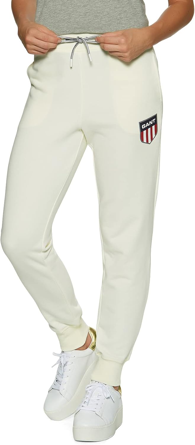 GANT Damen Freizeithose XL Eggshell, XL Eggshell