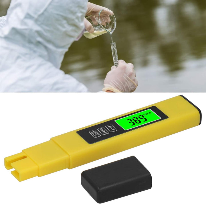 Fdit Tragbarer 3-in-1-pH-Tester Digital - Kombiniert mit TDS EC-Temperaturmesser Digital Water Quali