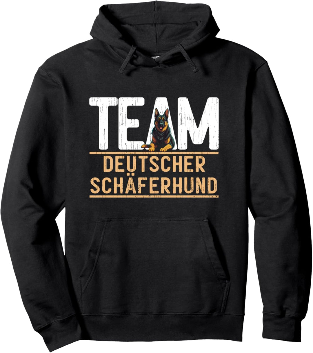 Team Deutscher Schäferhund Team Hund Hundemotiv Pullover Hoodie