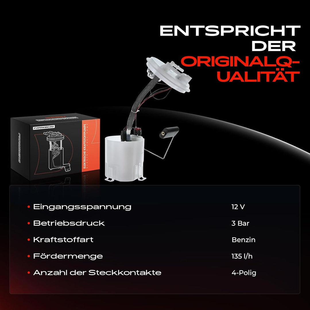 Kraftstoffpumpe Benzinpumpe für Meriva 1.4L 1.6L Benzin 2003-2010 93178629