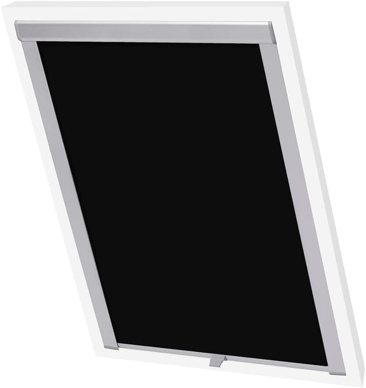 vidaXL Verdunkelungsrollo Verdunkelung Dachrollo Dachfensterrollo Schwarz 102 102 Schwarz, 102 Schwa
