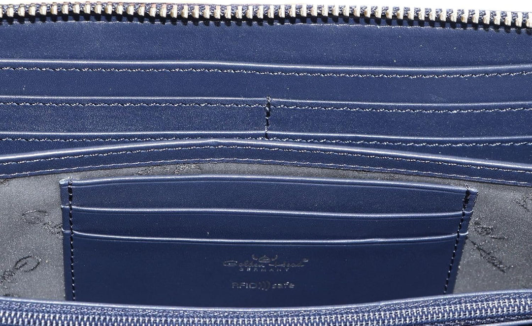Golden Head Cayenne Geldbörse RFID Schutz Leder 20 cm Nightblue, Nightblue