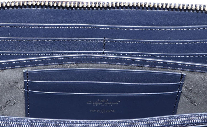 Golden Head Cayenne Geldbörse RFID Schutz Leder 20 cm Nightblue, Nightblue