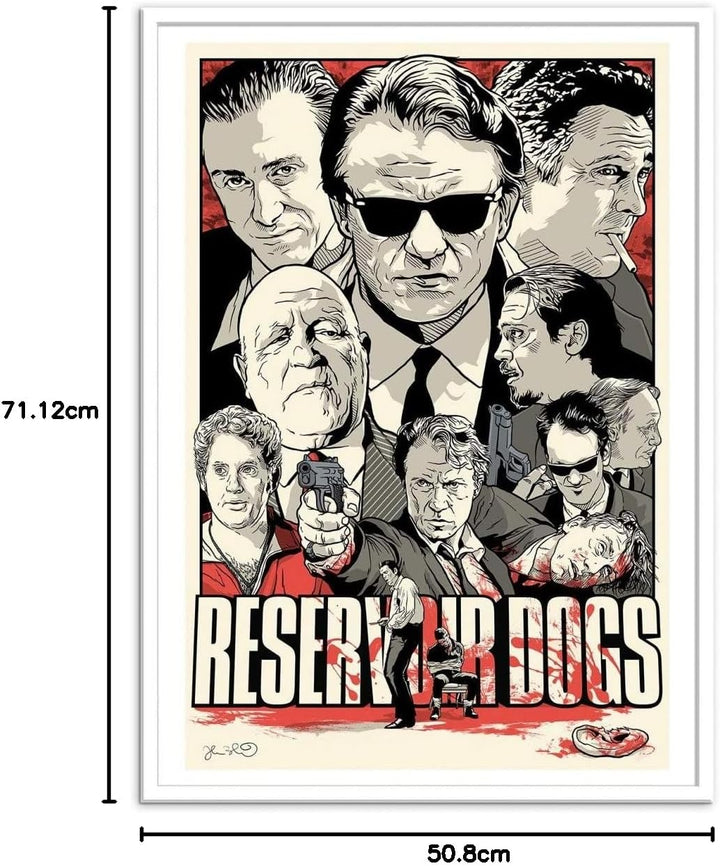 Wall Editions Art-Poster - Reservoir Dogs - Joshua Budich