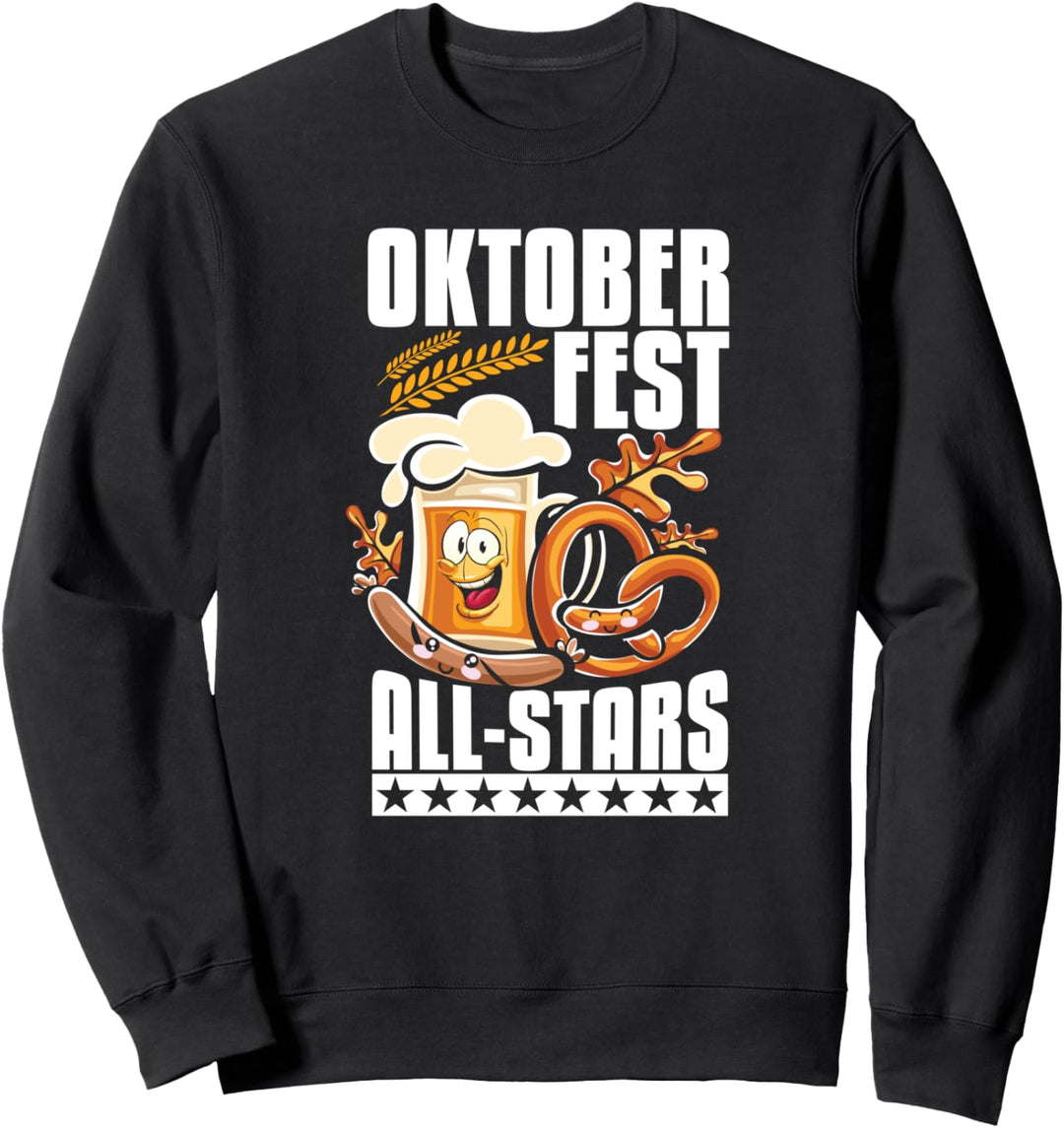 Oktoberfest Beer Fest All Stars 2019 Meme Slogan Bild Sweatshirt