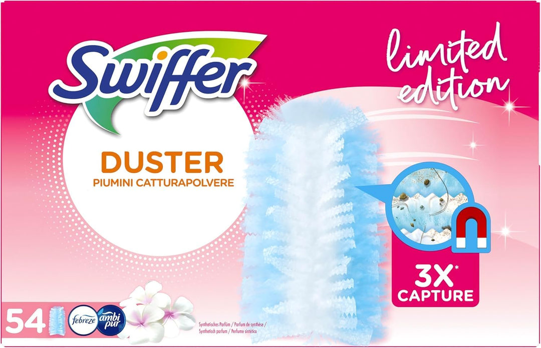 Swiffer Pink Duster Staubwedeln, 54 Bettdecken, fängt Staub und Schmutz auf, erreicht die schwierigs