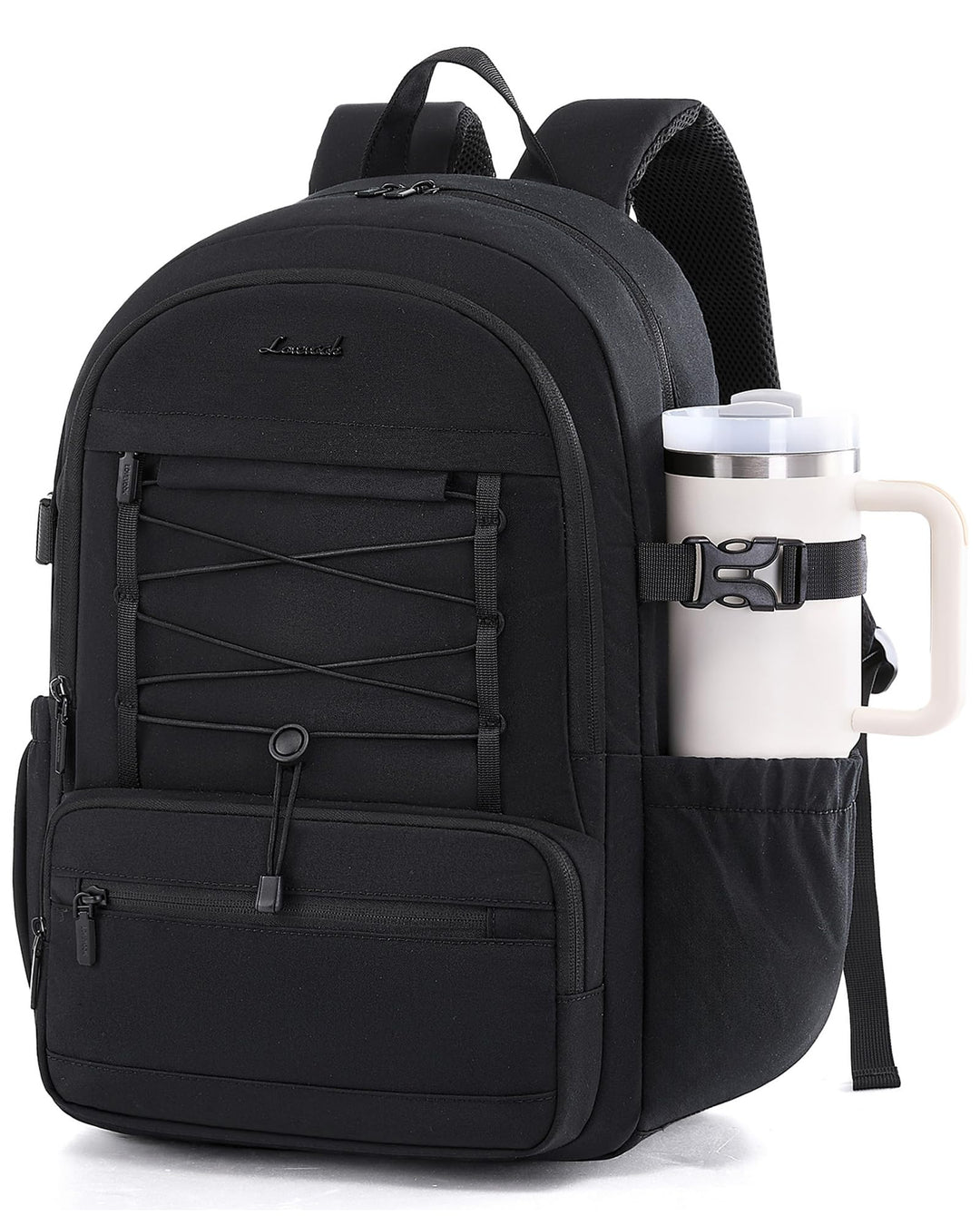 LOVEVOOK Laptop Rucksack Damen, 15,6 Zoll Schulrucksack Teenager Mädchen Schultasche Wasserdicht Tra