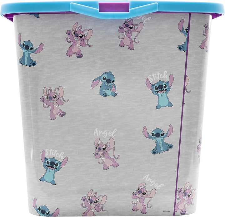 Stitch and Angel Aufbewahrungsbox mit Klickverschluss 23 Liter, Farbig