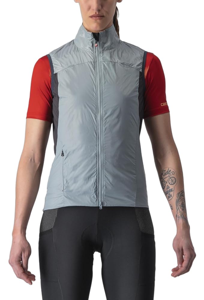 CASTELLI Damen Unlimited W Puffy Vest Sports vest M Eisverteidiger/Silbergrau, M Eisverteidiger/Silb