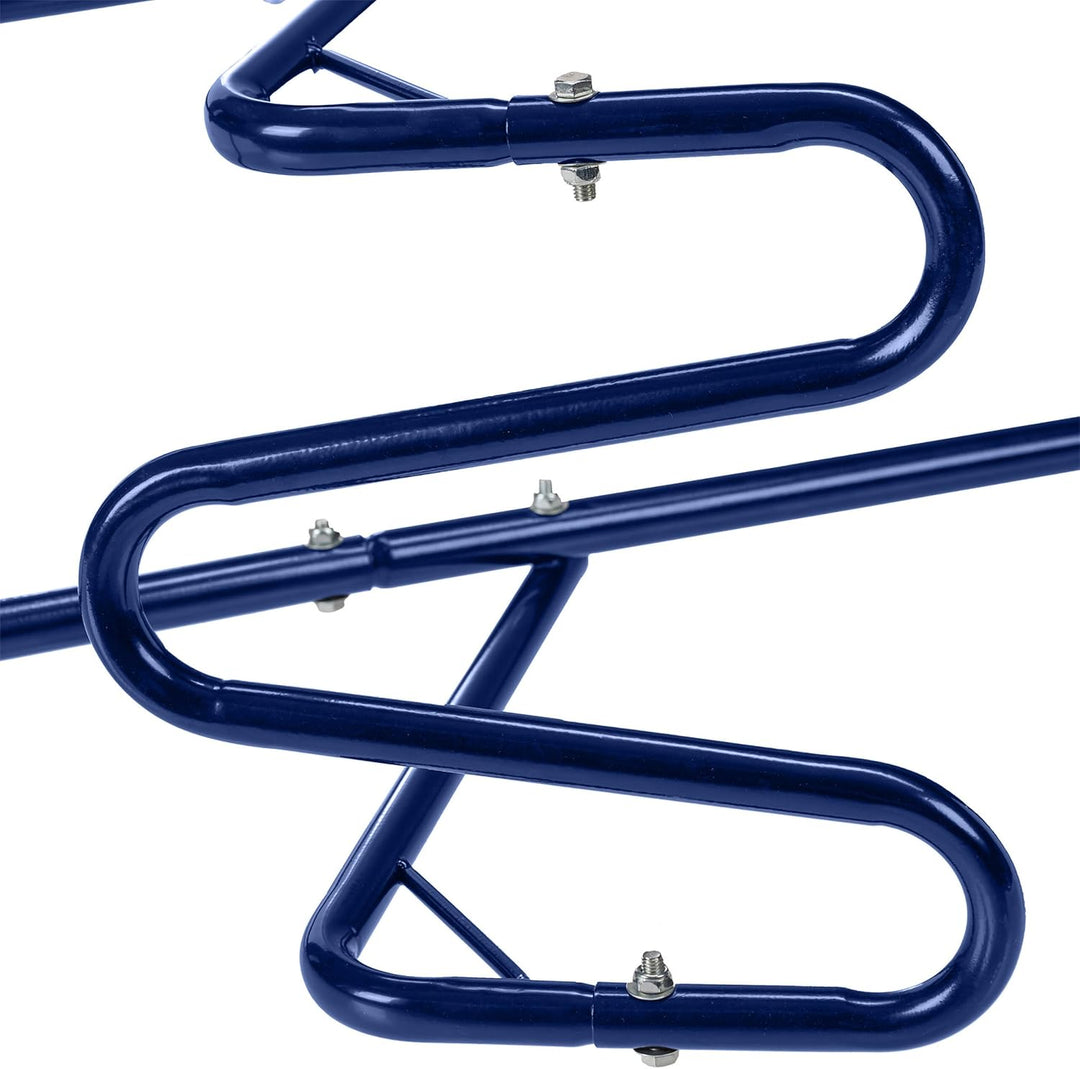 Relaxdays Müllpresse für die Mülltonne, Müllverdichter Hausmüll, Restmüll, Plastik, manuelle Hausmül