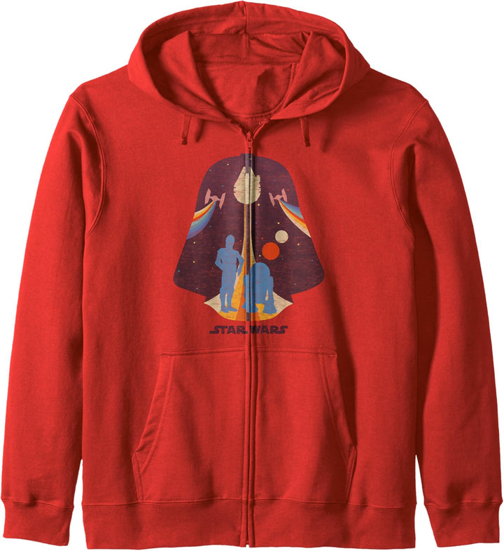 Star Wars Vader Helmet Silhouette Kapuzenjacke
