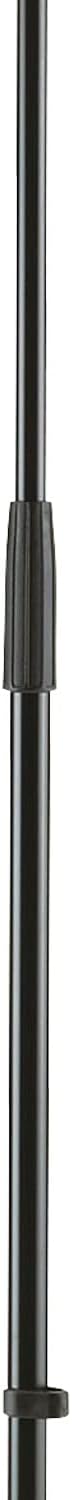 K&M 201A/2 Mikrofonstativ Schwarz – Solostativ mit grossem Fusskreis - 90 – 160,5 cm ausziehbar, 3/8