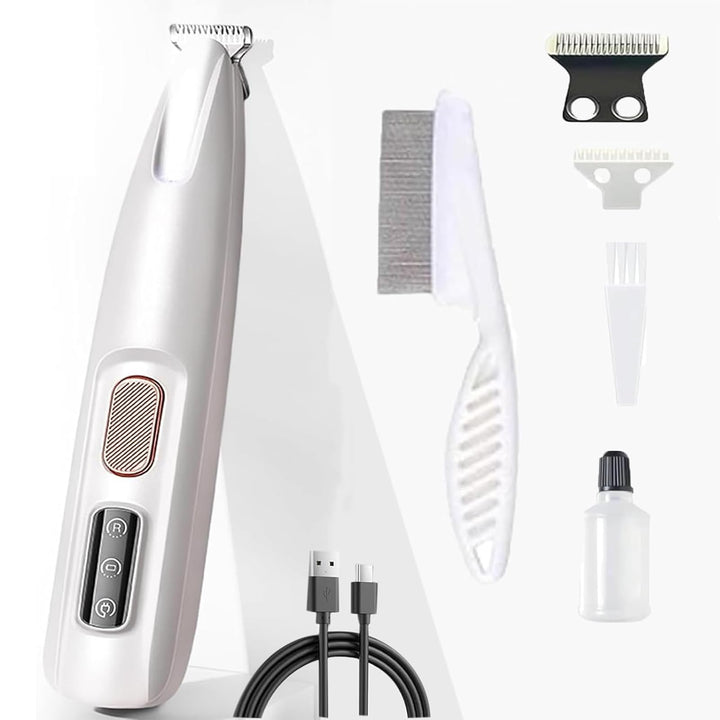 Paw Trim Pro, Pfotentrimmer Für Hunde, Schermaschine Hund, Leise Wasserdicht Hundepfoten Trimmer Für