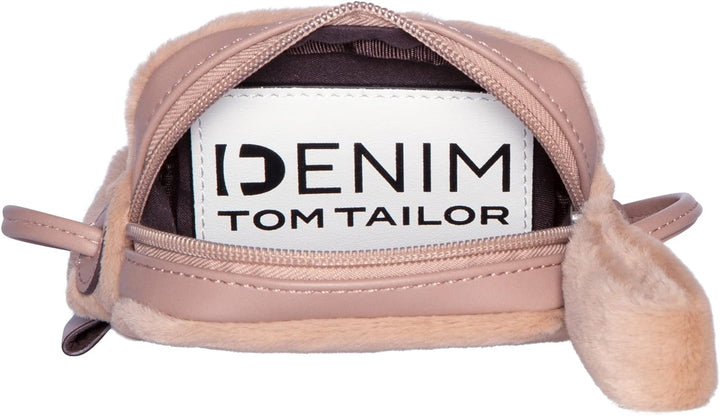 TOM TAILOR Damen Denim Bags Klara Handytasche Umhängetasche Mittelgross Beige Mixed Beige, Mixed Bei