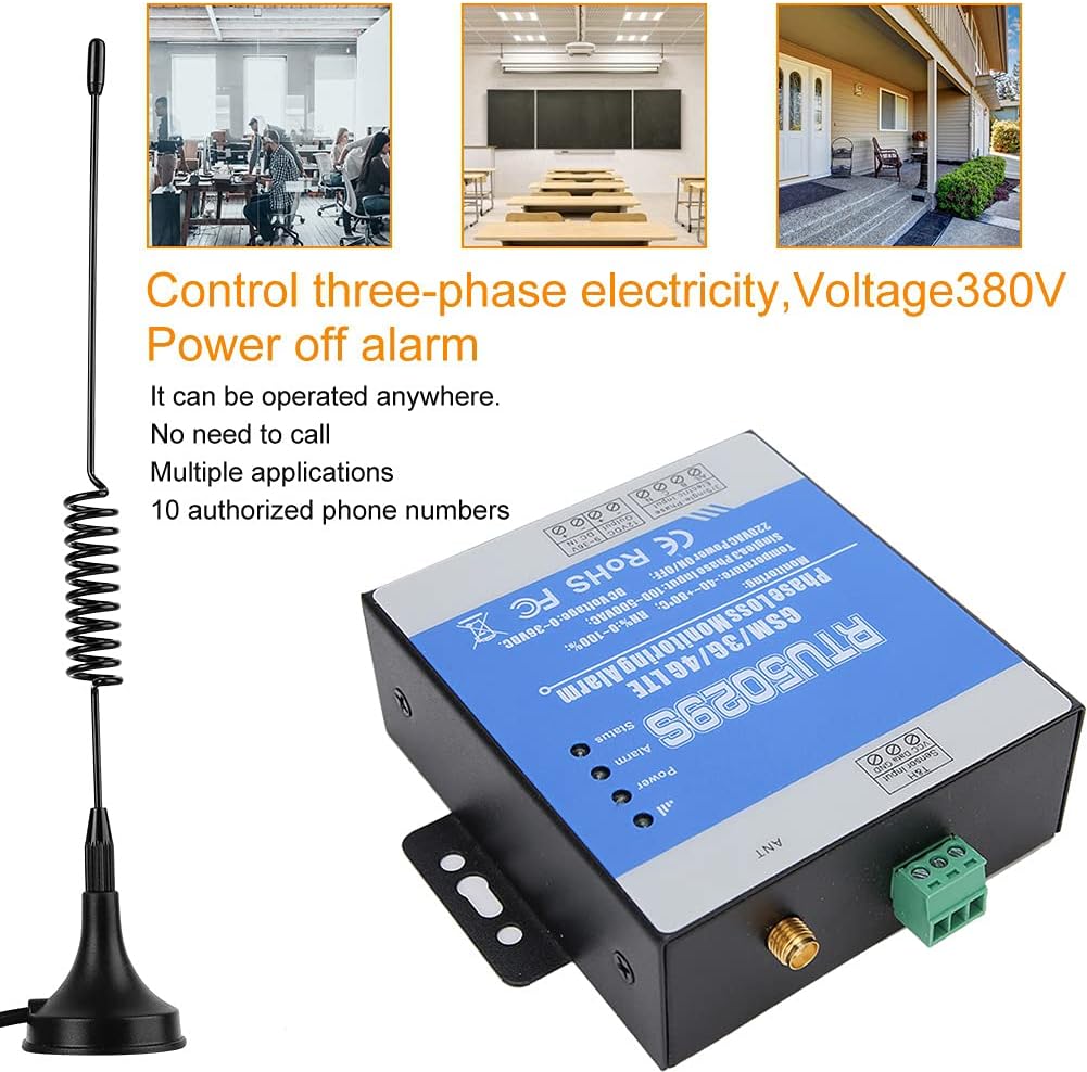 GSM-Stromversorgungsstatusüberwachungs-Alarm-Controller, dreiphasige drahtlose Stromkreisfehler, Kur
