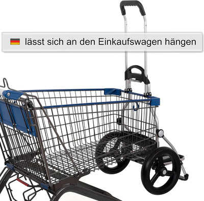 Andersen Shopper Royal Alu klappbar mit Kugellagerrad Ø 29 cm und 40 Liter Tasche 360 Lee 3