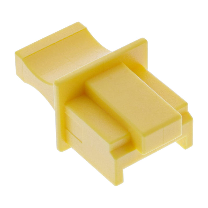 InLine 59942J 100er Pack Staubschutz, für RJ45 Buchse, gelb Single, Single