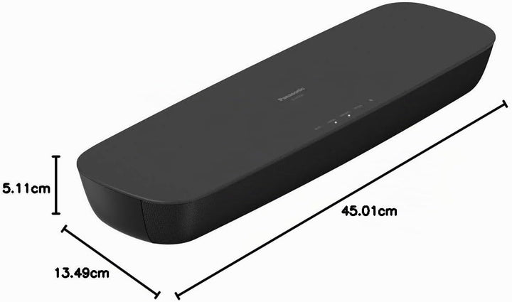 Panasonic SC-HTB200EGK 2.0 Soundbar für TV (Dolby Soundbar, Bluetooth, HDMI, 80 Watt RMS, klein) sch