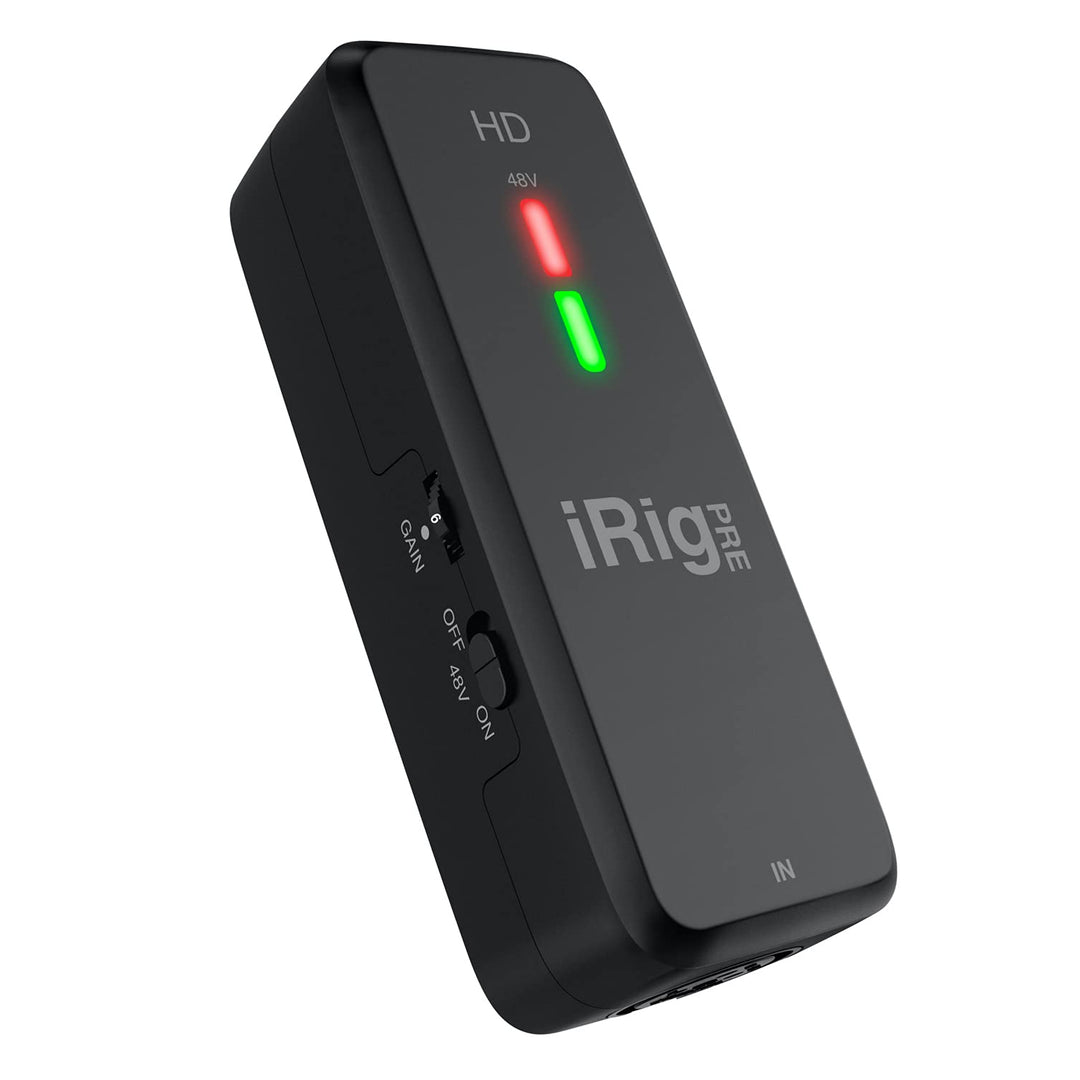 iRig Pre HD - Digital, high definition microphone interface with studio quality preamp, Digital