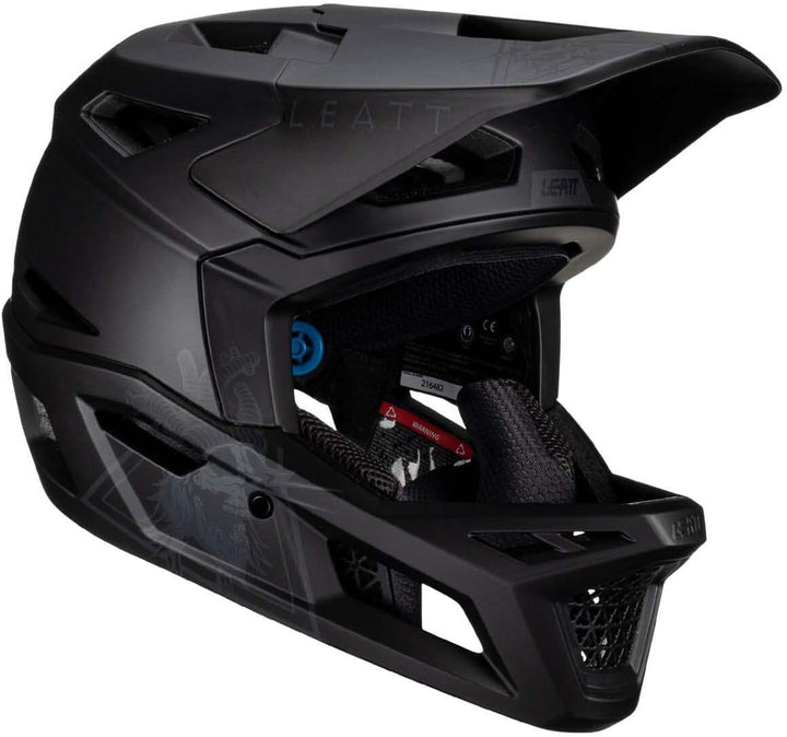 Leatt Unisex-Adult MTB Gravity 4.0 V23 Helmet XL Stealth, XL Stealth